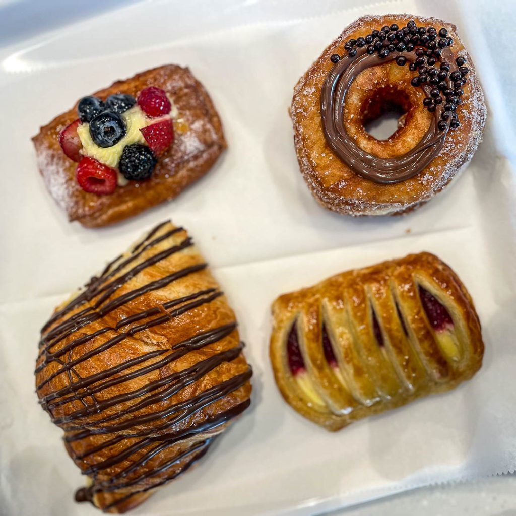 Assorted pastries from Paris Baguette in Dearborn, Michigan