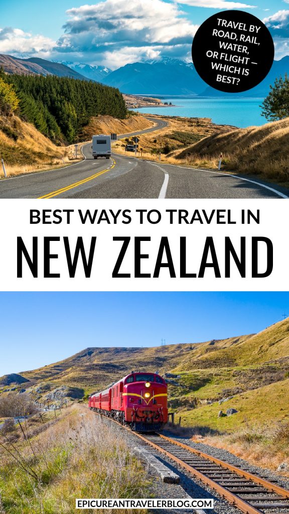 Best ways to travel in New Zealand pin