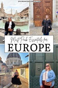 Must-pack essentials for Europe
